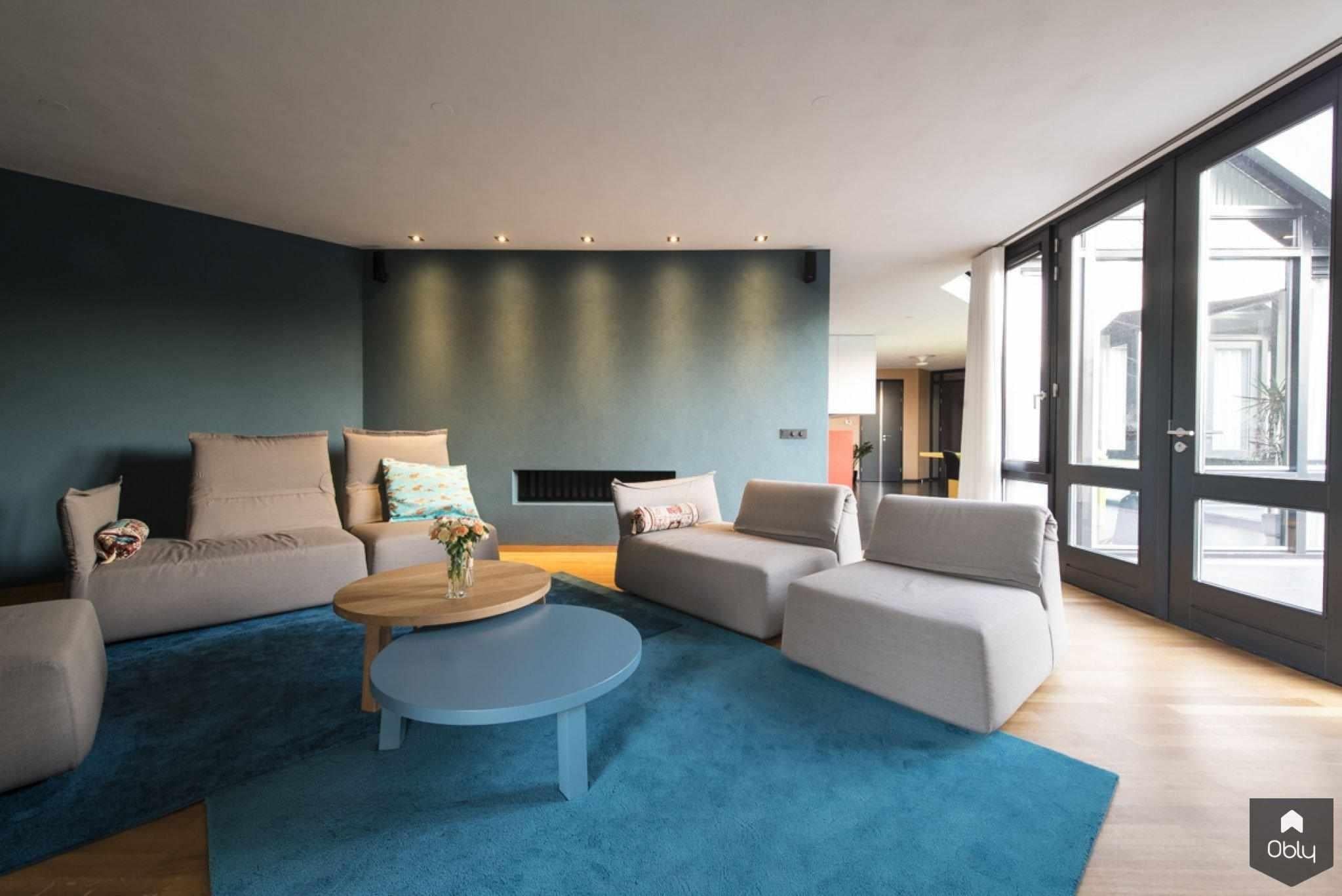 kleur-Doret Schulkes Interieurarchitect-alle,designinterieur,kleur,luxe inrichting,moderne woonkamer,rode accentwand,Woonkamer,zwevende hangkast-OBLY
