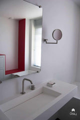 modern met een Cranberry tint-Fors design badkamers-alle,Badkamer-OBLY