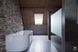 oude boerderij-badkamer-Doret Schulkes Interieurarchitect-alle,Badkamer,Badkamer met houten balken,Badkamer onder schuin dak,Boerderij badkamer renovatie,Landelijke badkamer stijl,Moderne landelijke badkamer,Rustieke badkamer-OBLY