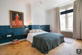 stadsvilla Den Haag slaapkamer-Ijzersterk Interieurontwerp-alle,Design slaapkamer,Houten vloer,Interieurontwerp,Rustige slaapkamer,Slaapkamer,Stadsvilla interieur-OBLY