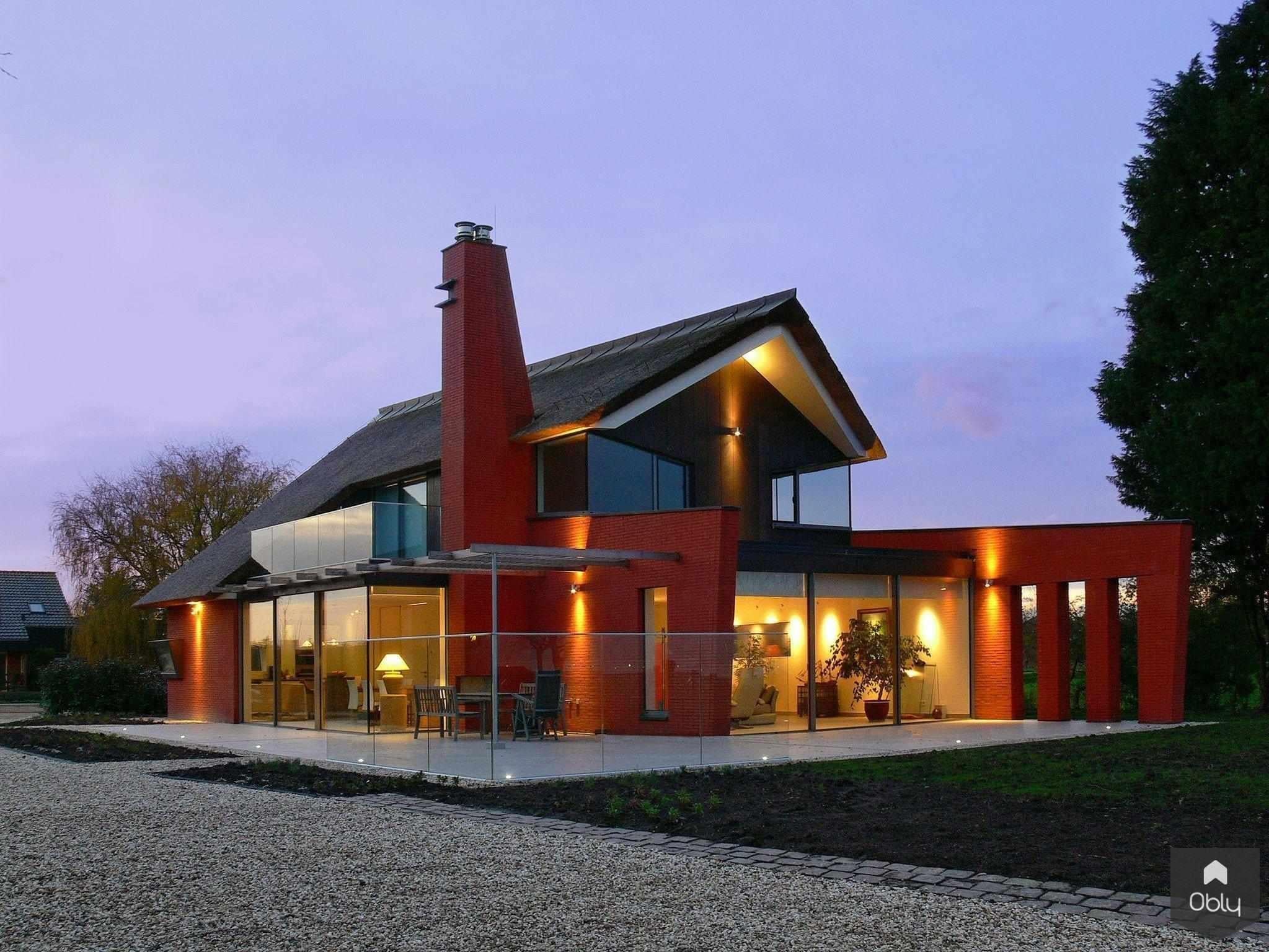 villa Delfgauw-KELLER minimal windows® by Kumasol-alle,aluminium kozijnen,bijzondere woning,design villa,Exterieur,grote glaspartijen,luxe woning exterieur,minimalistische ramen,moderne gevel,moderne villa architectuur,schuifpuien glas-OBLY
