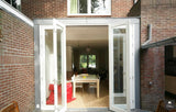 vouwpui-Jan Couwenberg Architectuur-Aanbouw,alle,glazen vouwpui tuin,grote vouwpui glaswand,moderne vouwpui woning,vouwpui aanbouw woning,vouwpui binnen buiten verbinding,vouwpui woonkamer tuin,woning met vouwpui achtergevel-OBLY