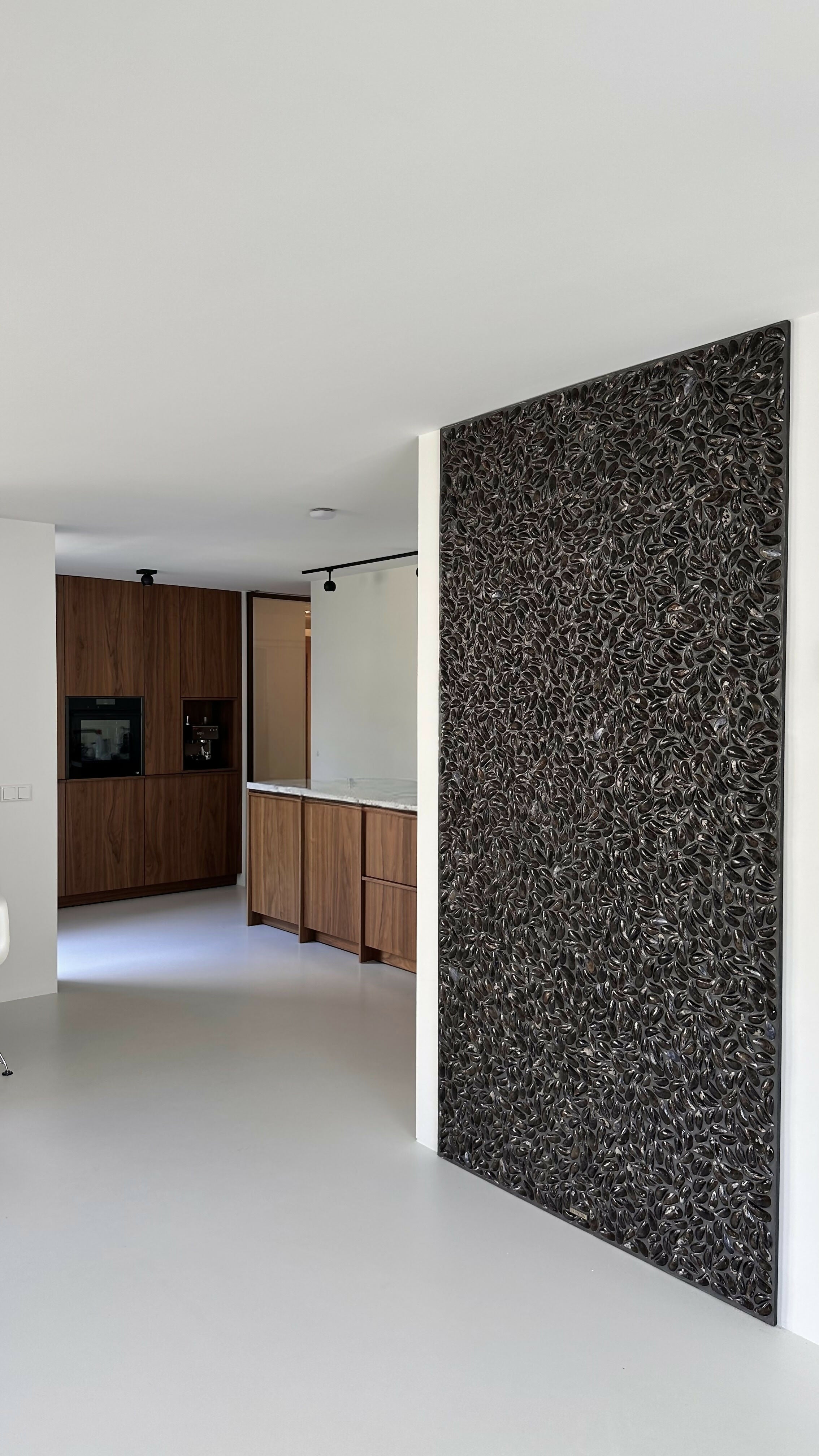 Viveau Design | Wandbekleding van schelpen uit de Noordzee