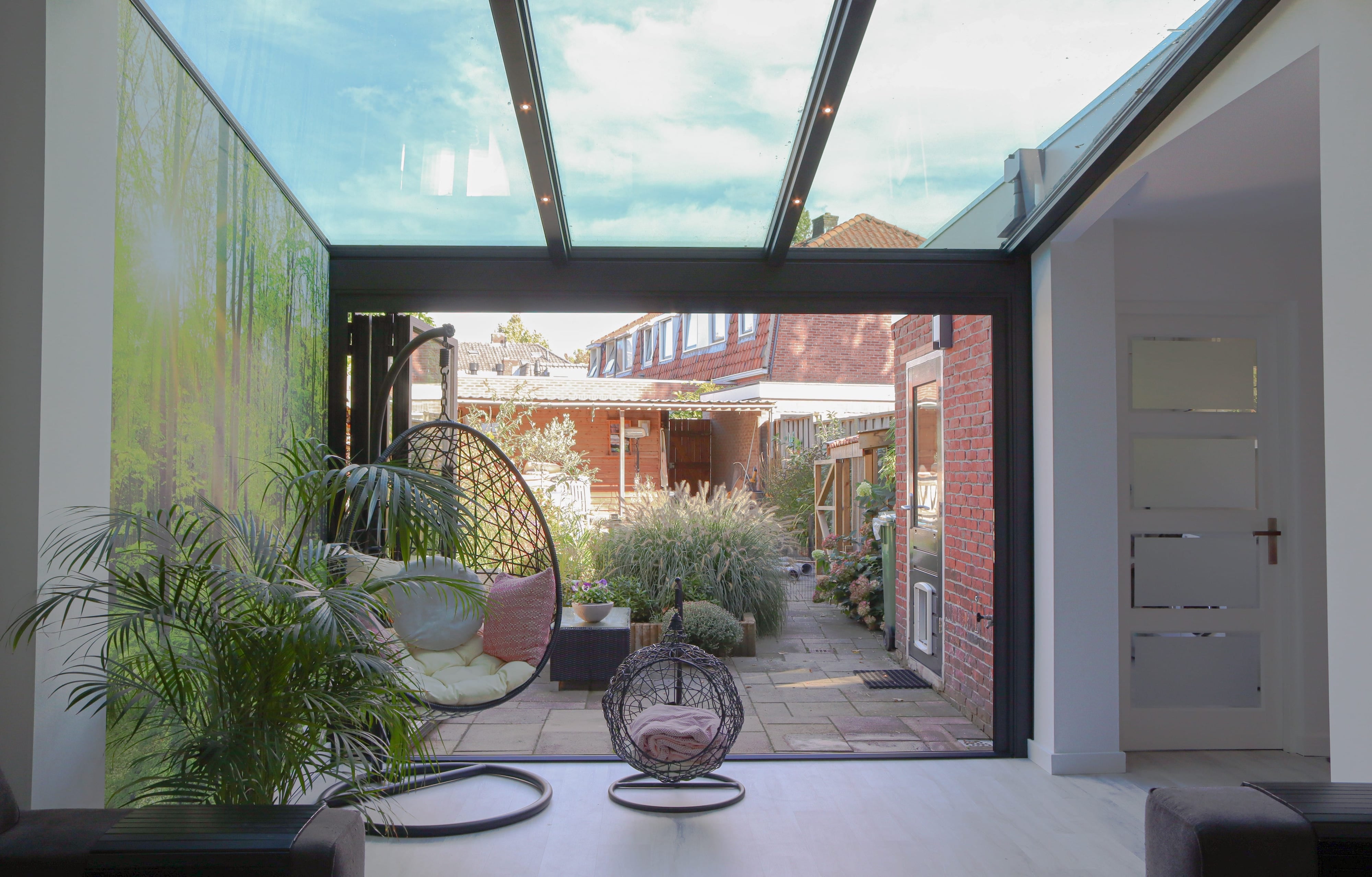 Serreaanbouw ensuite jaren '30 woning