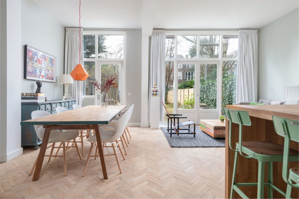 Houten planchetten vloer 