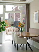 Maatwerk keuken met olijfhout en witte fronten