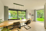 AANBOUW EN VERBOUWING JAREN ’80 WONING-lab-R-aanbouw woning,jaren 80 woning verbouwen,kantoor aan huis,moderne aanbouw,moderne gezinswoning,open woonkeuken,woning uitbreiding-Aanbouw en verbouwing jaren 80 woning met open keuken-OBLY