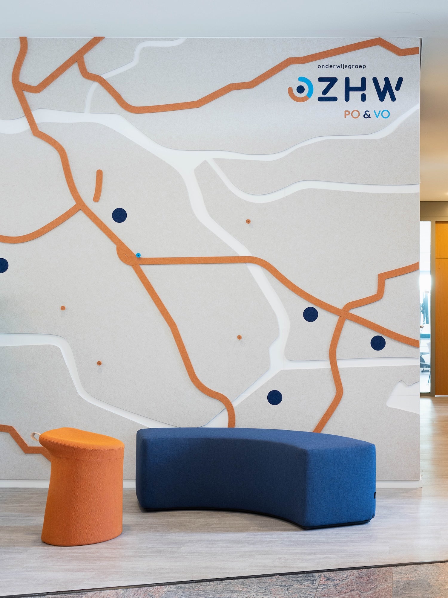 Zakelijk interieurontwerp voor modern kantoor