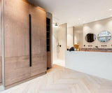 Badkamer renovatie - Arnhem-calm home interior design-badkamer-Luxe master suite met geïntegreerde badkamer-OBLY