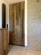 Badkamerproject met eiken barnwood, Japandi meubel en taatsdeur-Robuust-Badkamer,badkamer-meubel,badkamer-meubel-op-maat,badkamerproject,barnwood-badkamer,eiken-barnwood,japandi-badkamer,japandi-interieur,maatwerk-badkamer,taatsdeur-interieur-Maatwerk badkamer Japandi | Robuust-OBLY