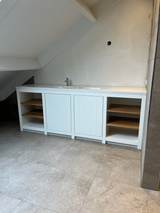 Badmeubels op maat in diverse stijlen en materialen-Meubellen-badkamer meubel,badmeubel op maat,design badkamer,eiken badmeubel,luxe badkamer,maatwerk badkamer,moderne badkamer,natuurstenen wastafel,zwevend badmeubel-Badmeubel op maat | Luxe en moderne badkamer meubels-OBLY