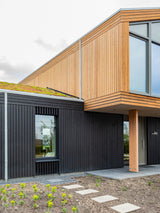 Bijzondere houten woning in de polder-Brandvries-duurzame houten woning,houten huis modern ontwerp,houten villa moderne architectuur,houten woning architectuur,keuken,moderne houten woning-Duurzame houten woning in het polderlandschap | Licht & ruimtelijk-OBLY
