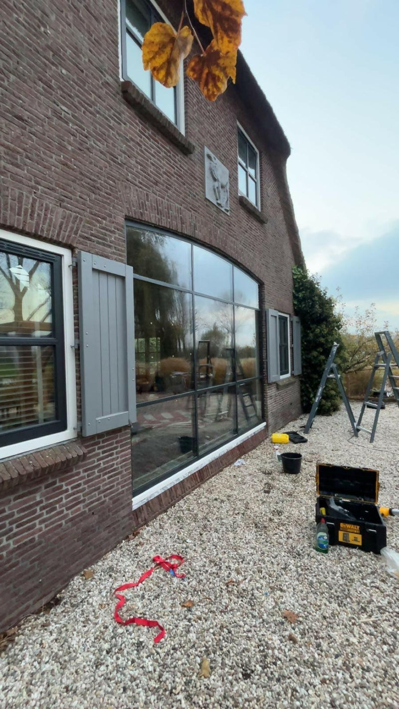 Buitenpui met toog vervangen in woonboerderij | Zegveld-OBLY-Buitenpui,Exterieur,Renovatie,Woonboerderij-Vervangen buitenpui met toog | Woonboerderij Zegveld-OBLY