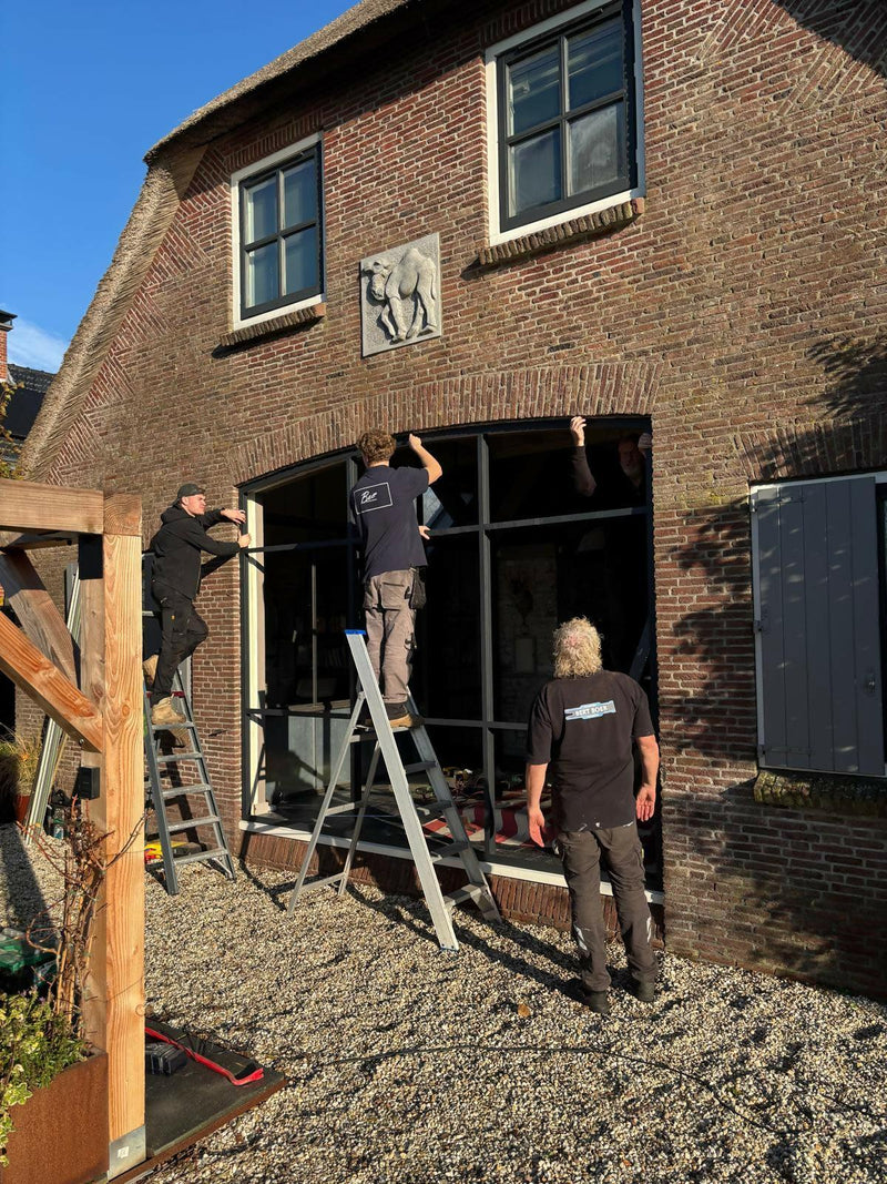 Buitenpui met toog vervangen in woonboerderij | Zegveld-OBLY-Buitenpui,Exterieur,Renovatie,Woonboerderij-Vervangen buitenpui met toog | Woonboerderij Zegveld-OBLY