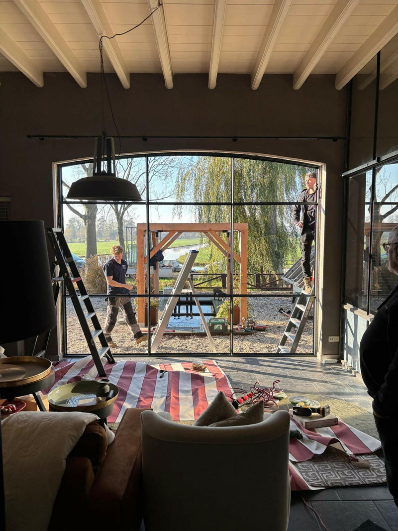 Buitenpui met toog vervangen in woonboerderij | Zegveld-OBLY-Buitenpui,Exterieur,Renovatie,Woonboerderij-Vervangen buitenpui met toog | Woonboerderij Zegveld-OBLY