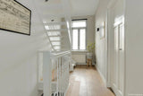 Dakopbouw met slaapkamer en badkamer in boutique hotelstijl-lab-R architectenbureau-dakopbouw,dakopbouw renovatie,dakopbouw slaapkamer,extra verdieping woning,moderne dakopbouw,woning dakopbouw,Woonkamer-Dakopbouw met slaapkamer en badkamer in boutique hotelstijl-OBLY