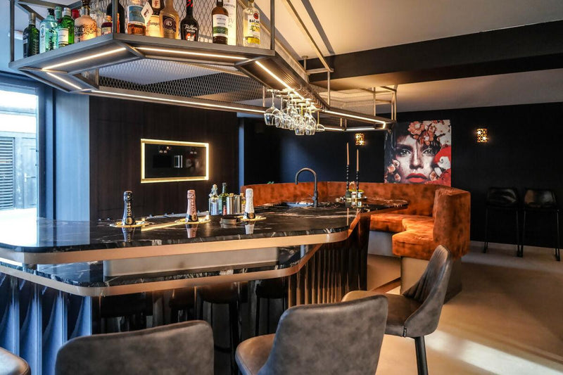 Designkeuken met Hoogwaardige Materialen en Verlichting-Mereno-Keuken-OBLY