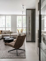 Dorpswoning op stand | Vleuten-kap.studio-Woonkamer-Renovatie dorpswoning met maatwerk interieur-OBLY