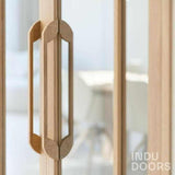 Dubbele eiken scharnierdeuren-INDU DOORS-binnendeuren,dubbele deur,eikenhout,Entree,hal,luxe afwerking,scharnierdeur,trap-Dubbele eiken scharnierdeuren-OBLY