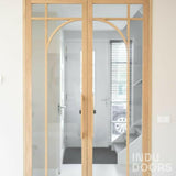 Dubbele eiken scharnierdeuren-OBLY-Entree,hal,trap-Dubbele eiken scharnierdeuren-OBLY