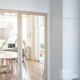Dubbele massieve Accoya taatsdeuren-INDU DOORS-Accoya hout,dubbele deur,Entree,hal,minimalistisch design,moderne deuren,trap-Dubbele massieve Accoya taatsdeuren-OBLY