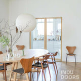 Dubbele massieve Accoya taatsdeuren-INDU DOORS-Accoya hout,dubbele deur,Entree,hal,minimalistisch design,moderne deuren,trap-Dubbele massieve Accoya taatsdeuren-OBLY