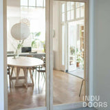 Dubbele massieve Accoya taatsdeuren-INDU DOORS-Accoya hout,dubbele deur,Entree,hal,minimalistisch design,moderne deuren,trap-Dubbele massieve Accoya taatsdeuren-OBLY