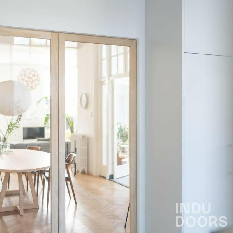 Dubbele massieve Accoya taatsdeuren-OBLY-Entree,hal,trap-Dubbele massieve Accoya taatsdeuren-OBLY