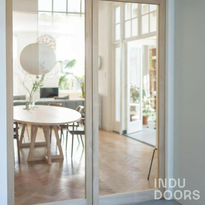 Dubbele massieve Accoya taatsdeuren-OBLY-Entree,hal,trap-Dubbele massieve Accoya taatsdeuren-OBLY