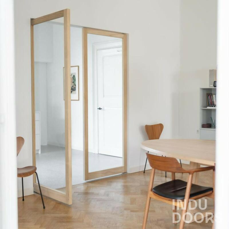Dubbele massieve Accoya taatsdeuren-OBLY-Entree,hal,trap-Dubbele massieve Accoya taatsdeuren-OBLY