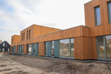 Duurzaam woonproject met houten gevelbekleding in Ommen-Prowood-duurzaam woonproject,eigentijds woonhof,groen wonen,houten gevelbekleding,moderne architectuur,moderne gevelbekleding,natuurlijke materialen,nieuwbouw woningen-Modern woonproject met houten gevelbekleding in Ommen-OBLY
