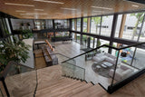 Een glazen entree en glazen trapbalustrades-Overveld Glas-Entree/Hal/Trap-Glazen Entree, Vergaderruimtes & Trapbalustrades -OBLY