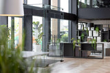 Een glazen entree en glazen trapbalustrades-Overveld Glas-Entree/Hal/Trap-Glazen Entree, Vergaderruimtes & Trapbalustrades -OBLY