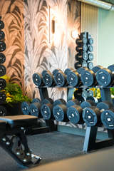 Eigentijds kantoor Vlaardingen met gym-Brobbel Interieur-Eigentijds kantoor voor Sens Bouw | Functioneel, comfortabel en stijlv-OBLY