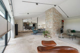 Elegante Renovatie met Bourgondische Dallen en Stonepanels-VAN DEN HEUVEL & VAN DUUREN-Woonkamer-Bourgondische Dallen en Stonepanels-OBLY