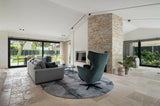 Elegante Renovatie met Bourgondische Dallen en Stonepanels-VAN DEN HEUVEL & VAN DUUREN-Woonkamer-Bourgondische Dallen en Stonepanels-OBLY