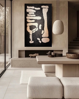 Elevated Perspectives Bones-No-Ending Art by Indira Noëlle-kunst,woonkamer-Abstract schilderij voor in de woonkamer-OBLY