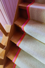 Complete raamdecoratie en traploper op maat voor een woning in Amerongen