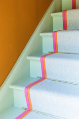 Complete raamdecoratie en traploper op maat voor een woning in Amerongen