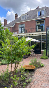 Glazen uitbouw aan karakteristieke woning-GreenPien-Aanbouw,glazen aanbouw,glazen uitbouw,moderne aanbouw,uitbouw woning,woning uitbouwen-Glazen uitbouw aan woning | Moderne aanbouw-OBLY