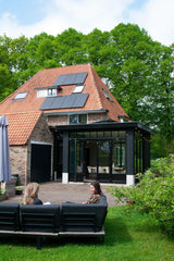 Hedendaagse uitbouw bij jaren ’30 woning-BRANDVRIES – architectuur collectief-Aanbouw,Jaren30woning,Keuken,Villa,Woonkamer-OBLY