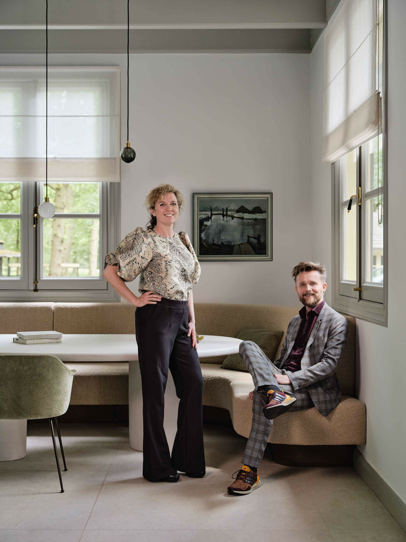 Historie & Modern Comfort in een 19-eeuwse villa in de bossen van Utrecht-RUIM STUDIO-Keuken,Villa,Woonkamer-Historie en Modern Comfort in een Utrechtse Bosvilla-OBLY