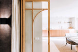Indu Doors dubbele eiken deur met glas organische vorm-INDU DOORS-dubbele deur,eikenhout,glazen deur,luxe afwerking-Dubbele eiken deur met glas organische vorm-OBLY