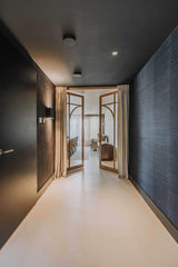 Indu Doors dubbele eiken deur met glas organische vorm-INDU DOORS-dubbele deur,eikenhout,glazen deur,luxe afwerking-Dubbele eiken deur met glas organische vorm-OBLY