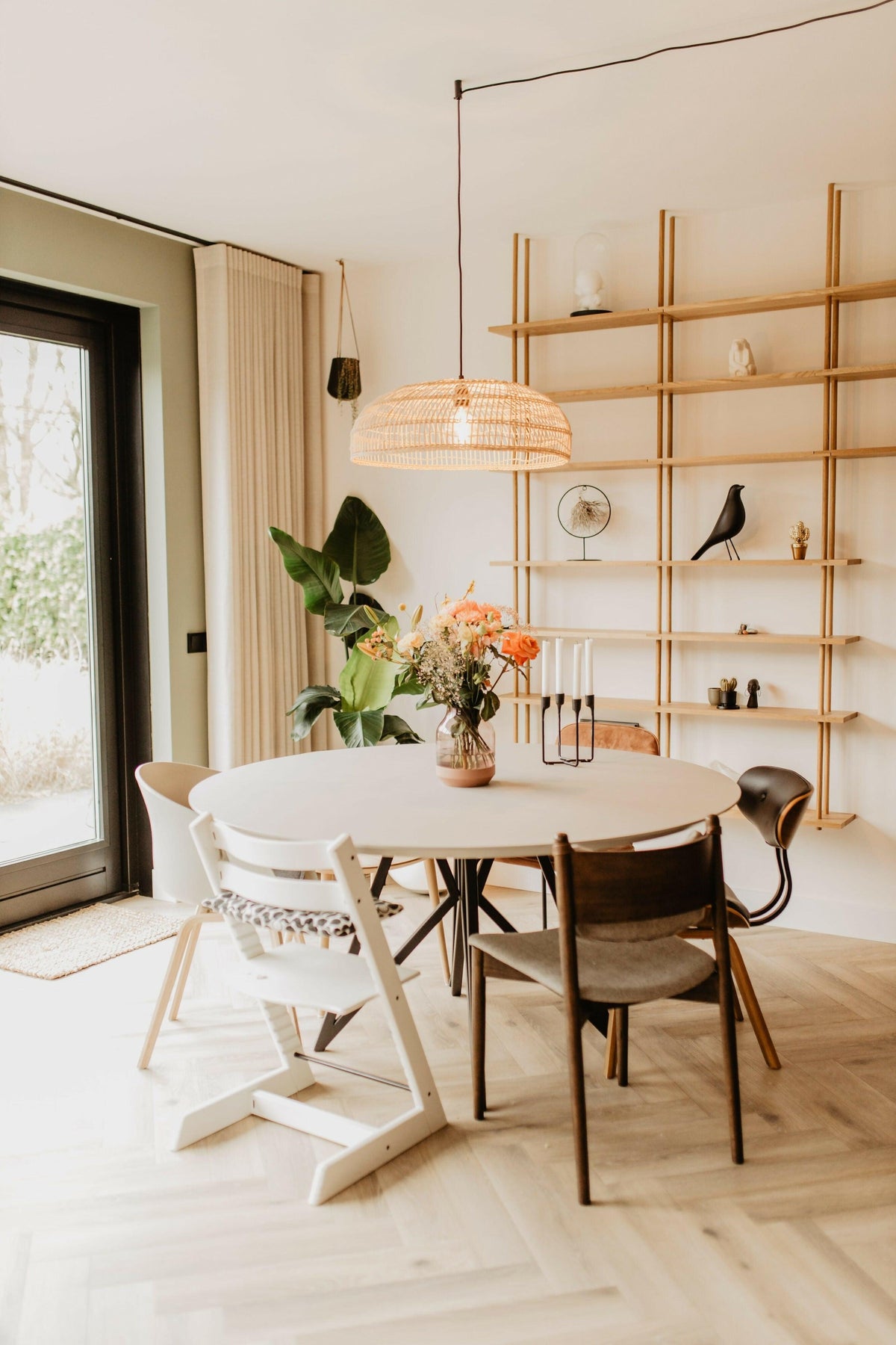 Interieurontwerp Nieuwbouwwoning | Natuurlijk en Modern Design-Met Danique-Eetkamer,Interieur,Keuken,Woonkamer-Interieurontwerp Nieuwbouwwoning – Natuurlijk Modern Design-OBLY