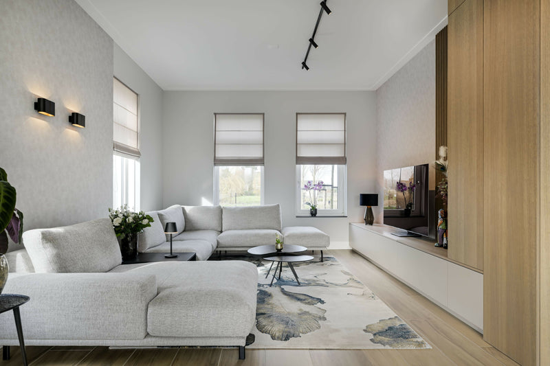 Interieurontwerp nieuwbouw villa-CM Interieurarchitecten-woonkamer-Nieuwbouw villa met slimme indeling en eigentijdse stijl-OBLY
