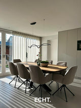 Moderne woonkeuken met nieuwe aanbouw