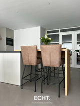 Moderne woonkeuken met nieuwe aanbouw