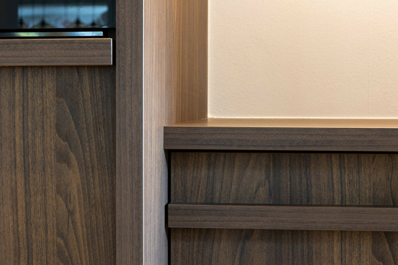 Japandi Keuken & Woonkamer Integratie-Hout en Vorm-Japandi,Keuken,Woonkamer-OBLY