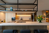 Japandi Penthouse met Moderne Accenten in Amsterdam-Studio Boud-japandi interieur,Keuken,luxe appartement,minimalistisch wonen,modern interieur,natuurlijke materialen,Penthouse-OBLY